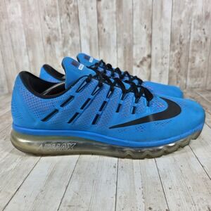 Nike‎ Air Max 2016 Blue Running Shoes Mens Size 13 Athletic Sneakers